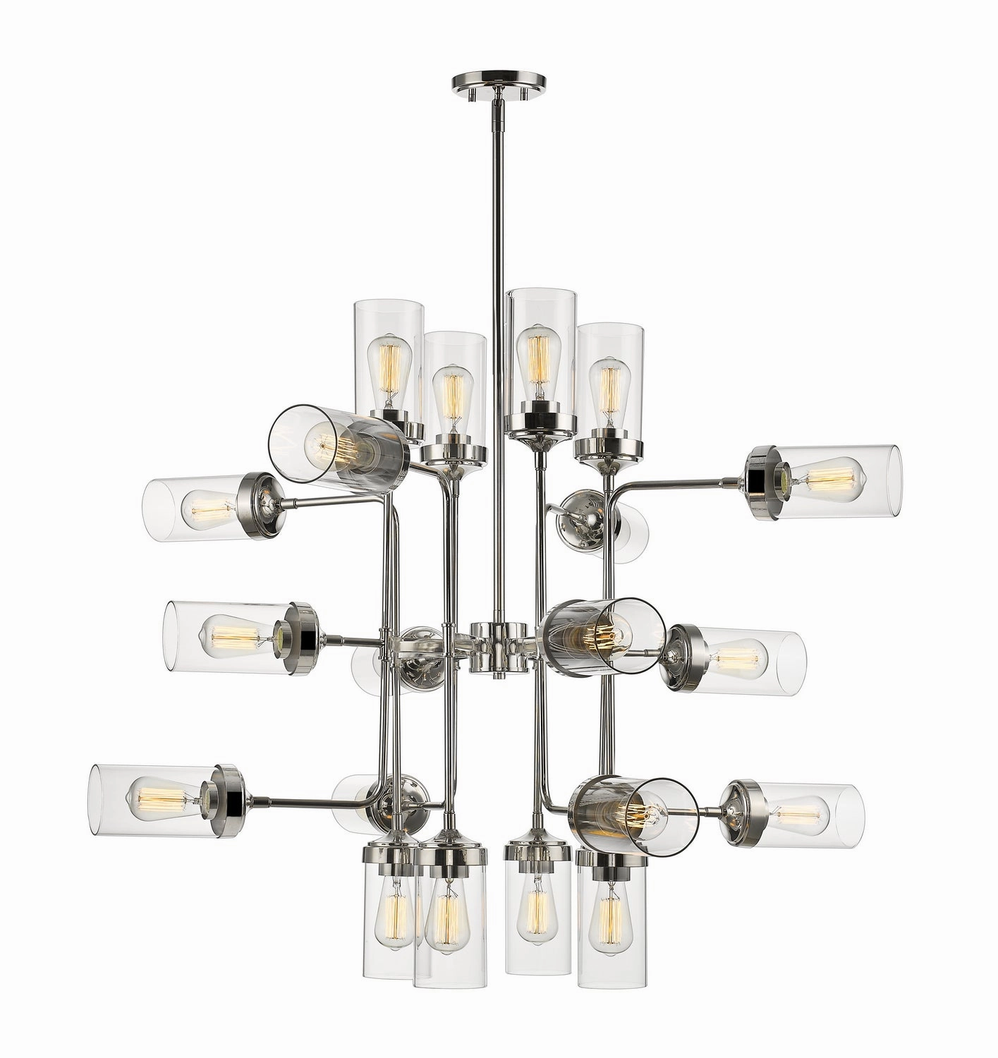 Calliope 20 Light Chandelier Polished Nickel Ceiling Lights Lighting cheap deals