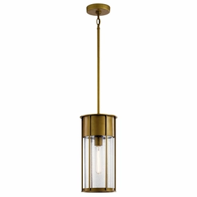 Camillo One Light Outdoor Pendant Natural Brass Outdoor Hanging Lights Lighting best seller