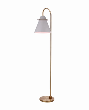 Canarm Lighting IFL1076A66MGG Modern Talia Lamp Gold/Grey/White Buy Lamps cheap online