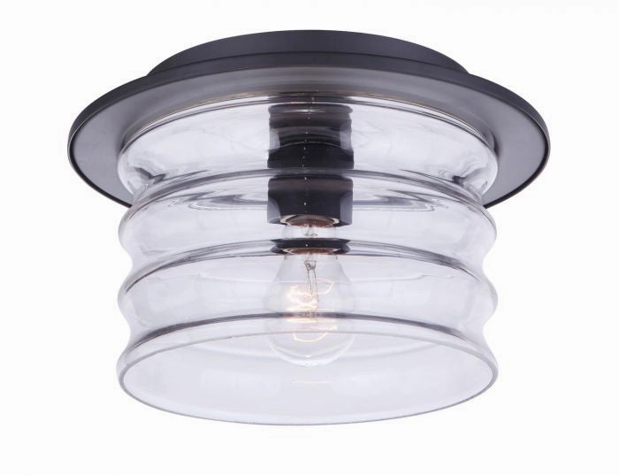 Canon One Light Outdoor Flush Mount Midnight Outdoor Ceiling Mount Lighting special offer