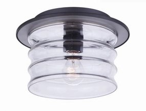 Canon One Light Outdoor Flush Mount Midnight Outdoor Ceiling Mount Lighting special offer