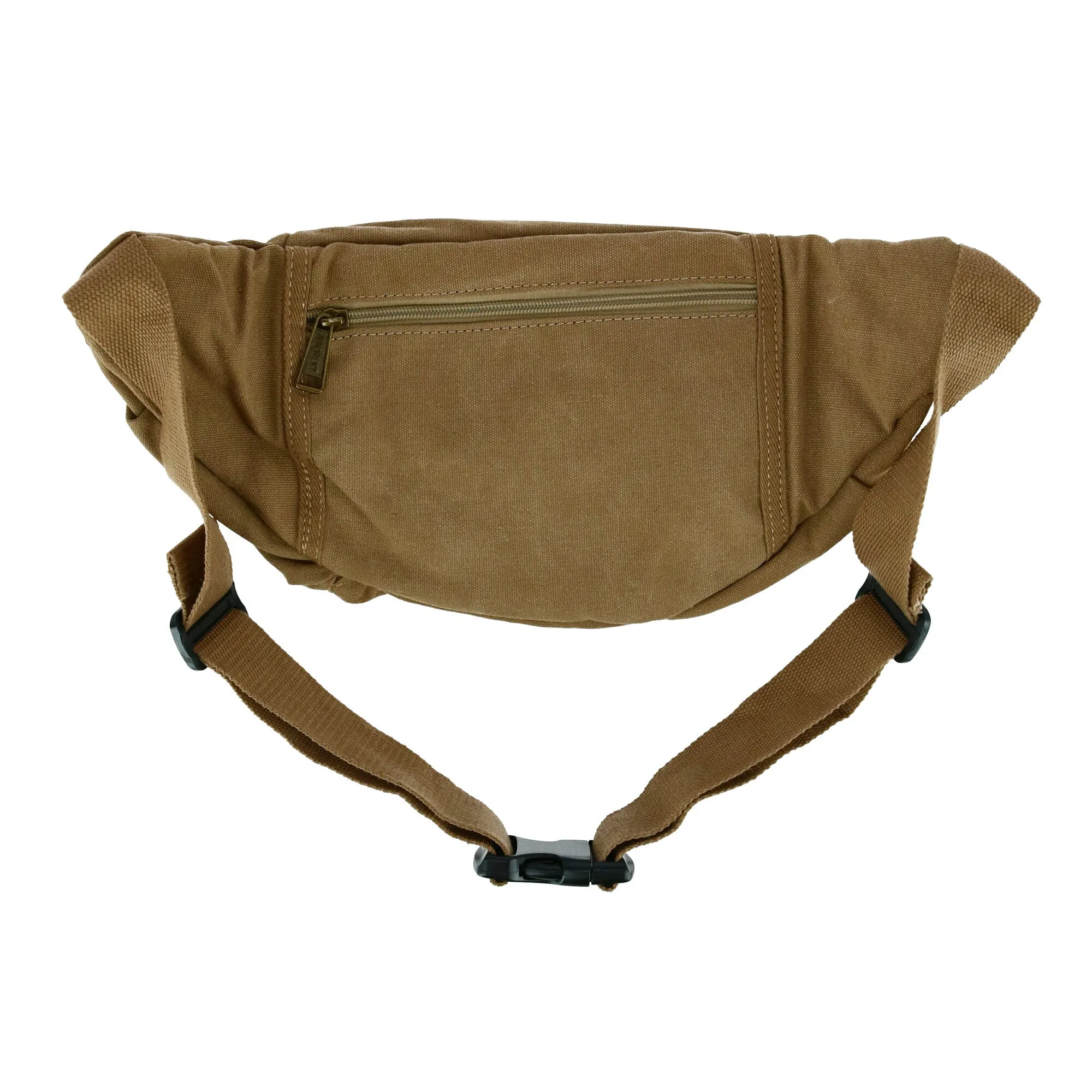 Canvas Multi Pocket Crossbody Fanny Waist Pack