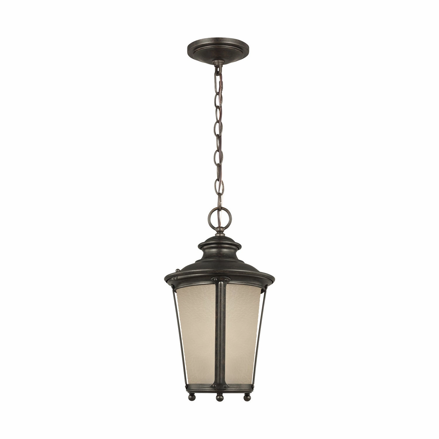 Cape May One Light Outdoor Pendant Burled Iron Modern Outdoor Hanging Lights