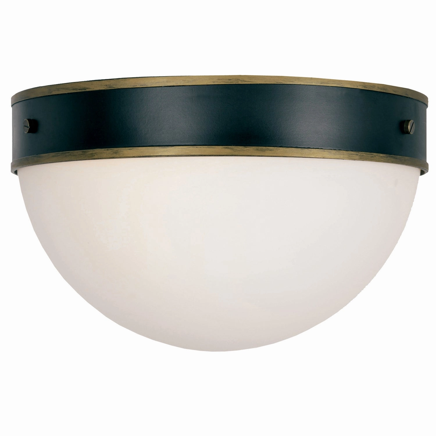 Capsule Two Light Outdoor Flush Mount Matte Black   Textured Gold Outdoor Ceiling Mount Lighting hot sale
