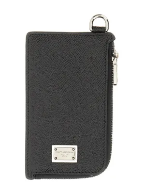 Card Holder With Logo Plaque