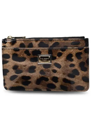 Card Holder Zip Leo