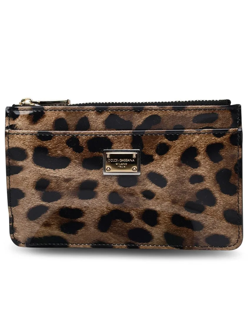 Card Holder Zip Leo