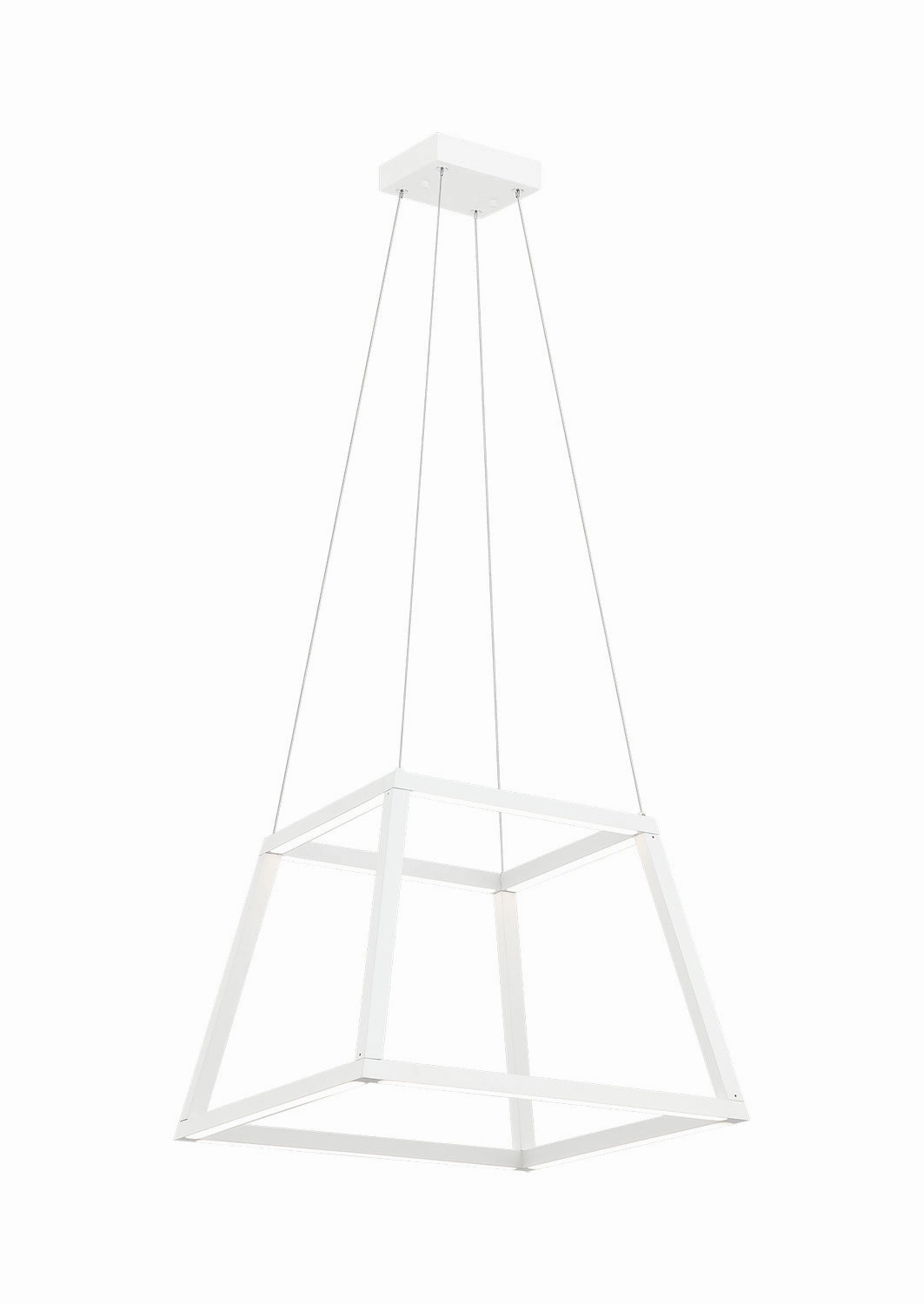 Carlington LED Chandelier Matte White Ceiling Lights Lighting cheap deals