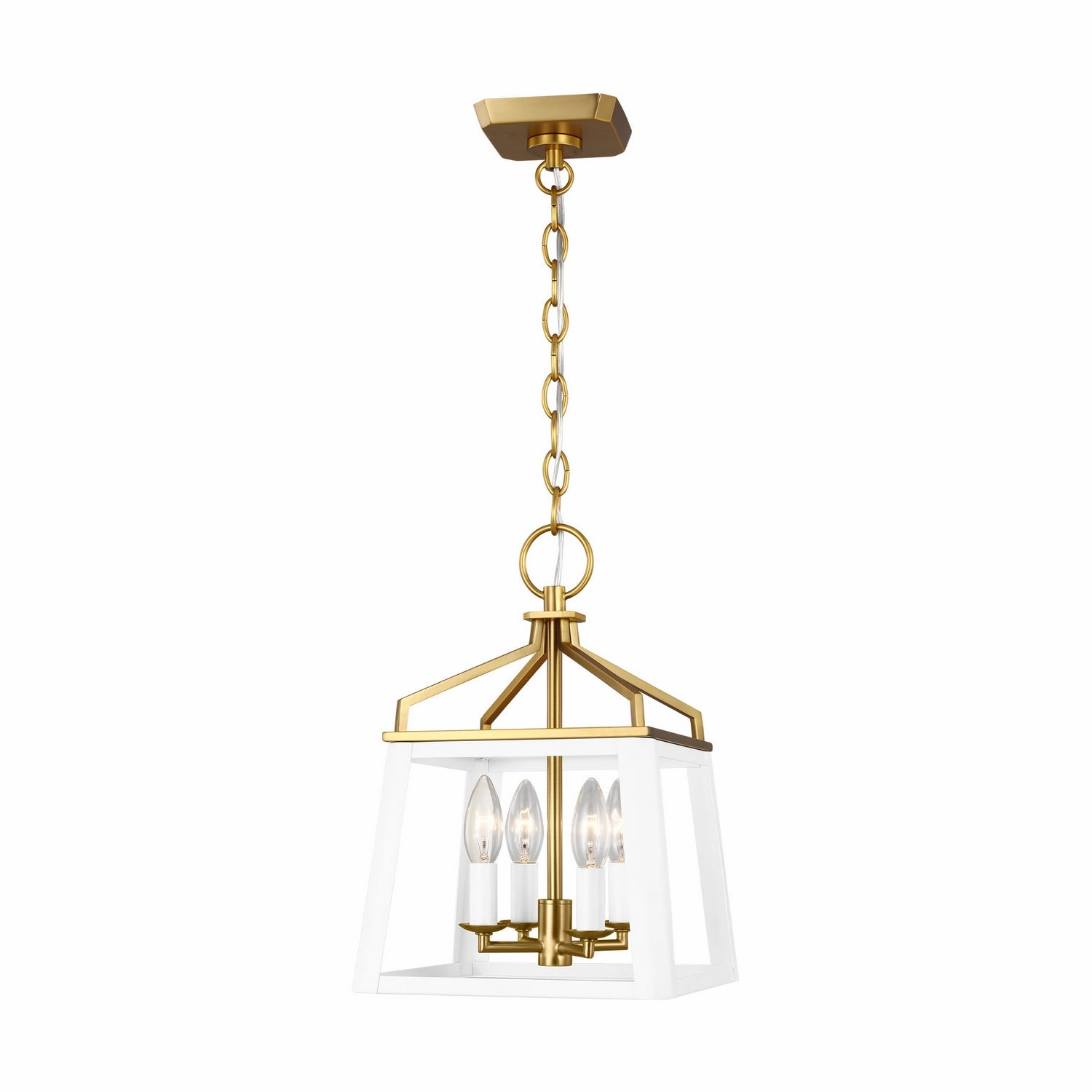 Carlow Four Light Lantern Matte White Ceiling Lights Lighting free shipping