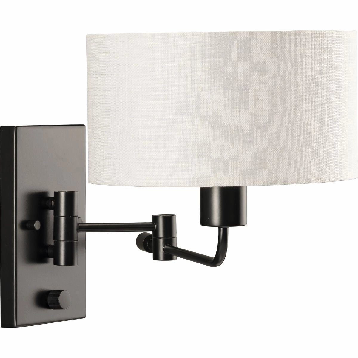 Carrick One Light Wall Bracket Matte Black Budget Wall Lights now available
