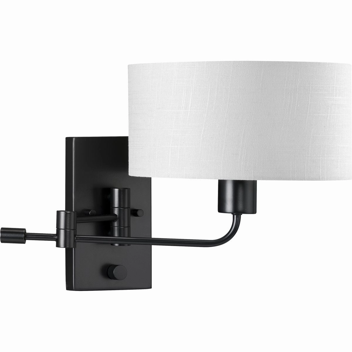 Carrick One Light Wall Bracket Matte Black Budget Wall Lights now available