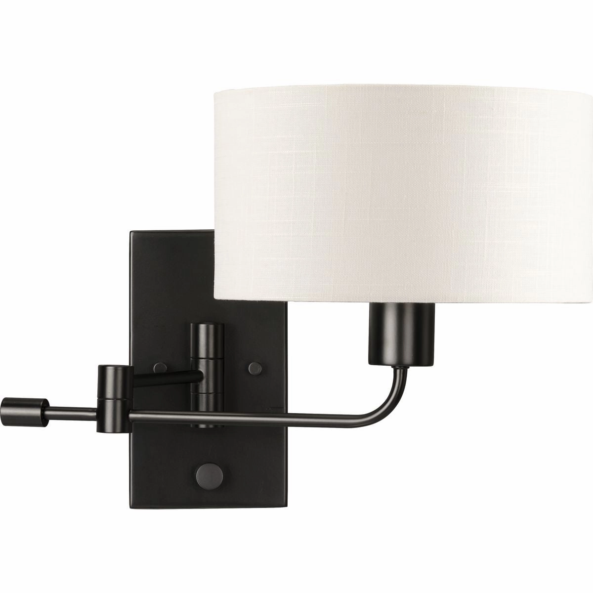 Carrick One Light Wall Bracket Matte Black Budget Wall Lights now available