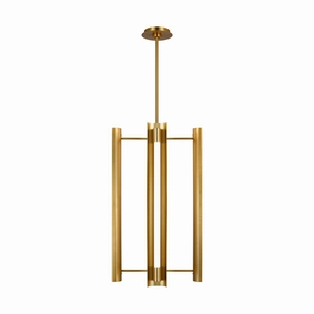 Carson LED Pendant Burnished Brass Ceiling Lights Lighting cheap deals