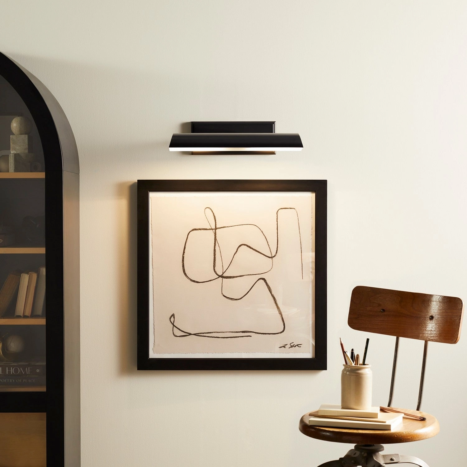 Carston LED Picture Light Black Wall Light Fixtures online shop