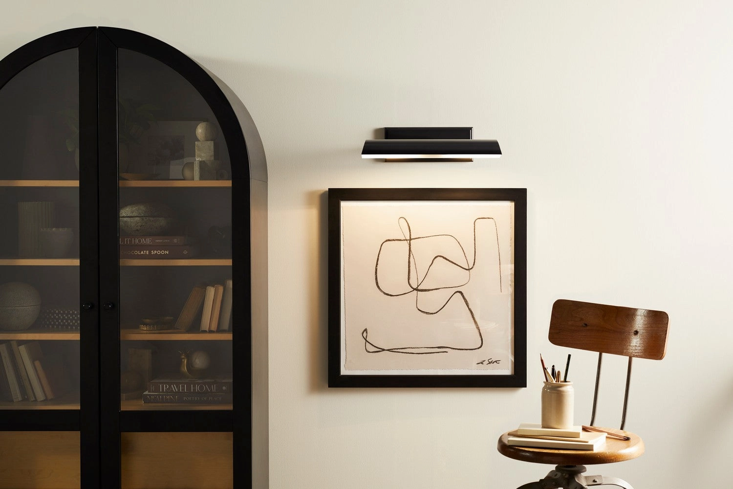 Carston LED Picture Light Black Wall Light Fixtures online shop