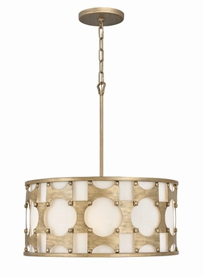 Carter LED Chandelier in Burnished Gold Modern Ceiling Lights shop