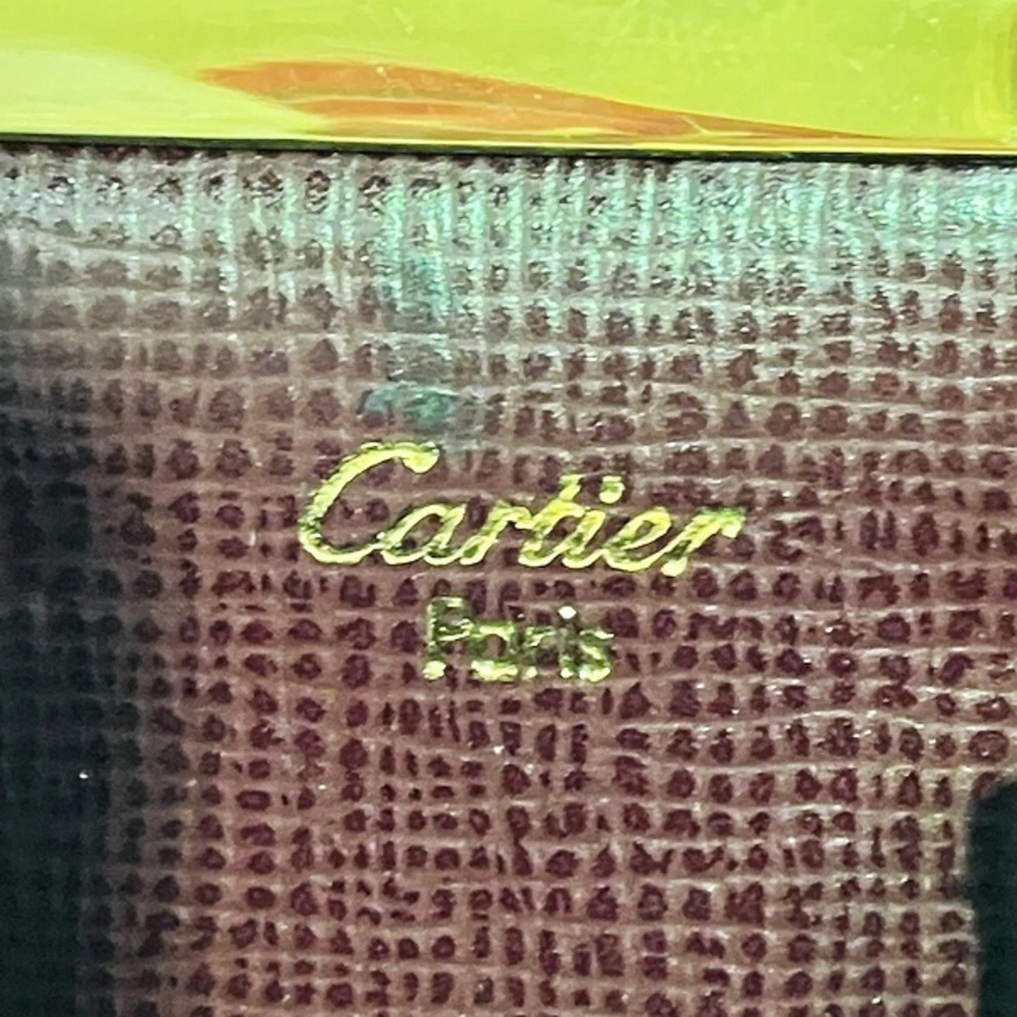 Cartier Leather Coin Purse/Coin Case (Pre-Owned)
