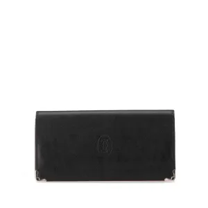 Cartier Leather Long Wallet (Bi-Fold) (Pre-Owned)