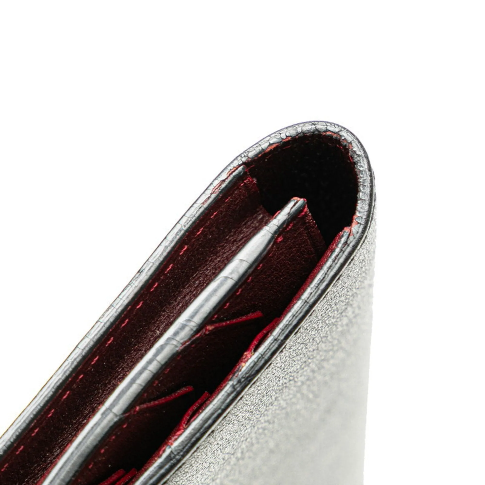 Cartier Leather Long Wallet (Bi-Fold) (Pre-Owned)