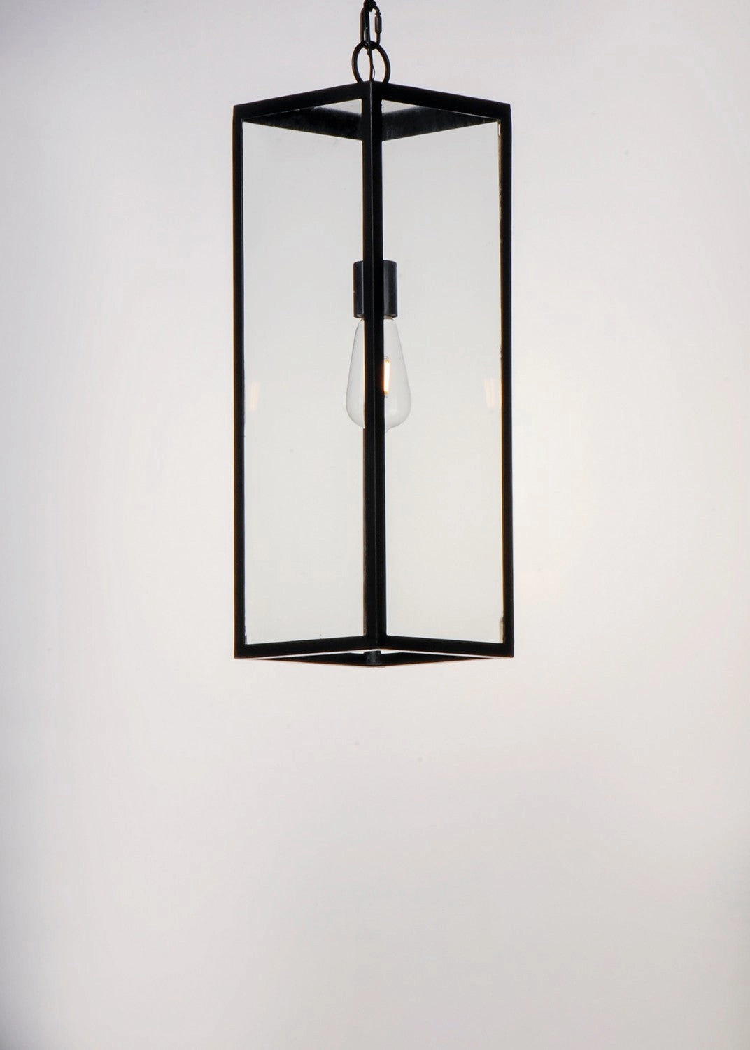 Catalina One Light Outdoor Hanging Lantern Dark Bronze Modern Outdoor Hanging Lights