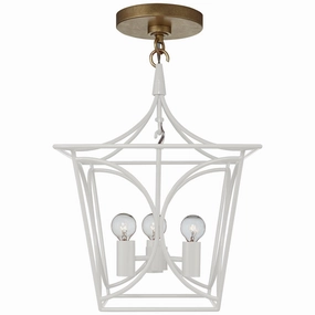 Cavanagh Four Light Mini Lantern Light Cream Ceiling Lights Lighting free shipping