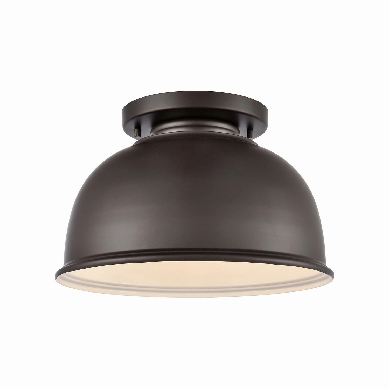 Cedar Park One Light Flush Mount Oil Rubbed Bronze Outdoor Ceiling Mount Lighting clearance
