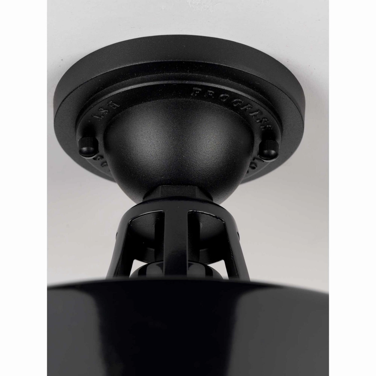 Cedar Springs One Light Semi Flush Mount Black Flush Outdoor Ceiling Mount Lights