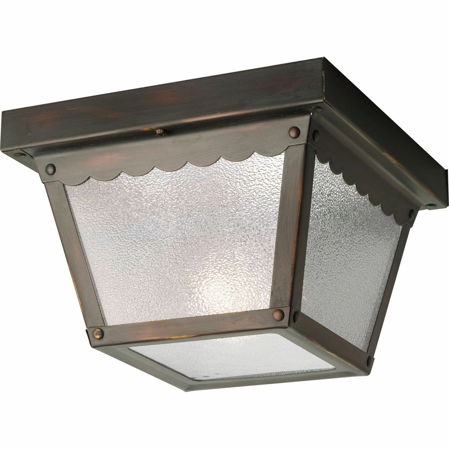 Ceiling Mount One Light Outdoor Flush Mount Antique Bronze Outdoor Ceiling Mount Lighting clearance