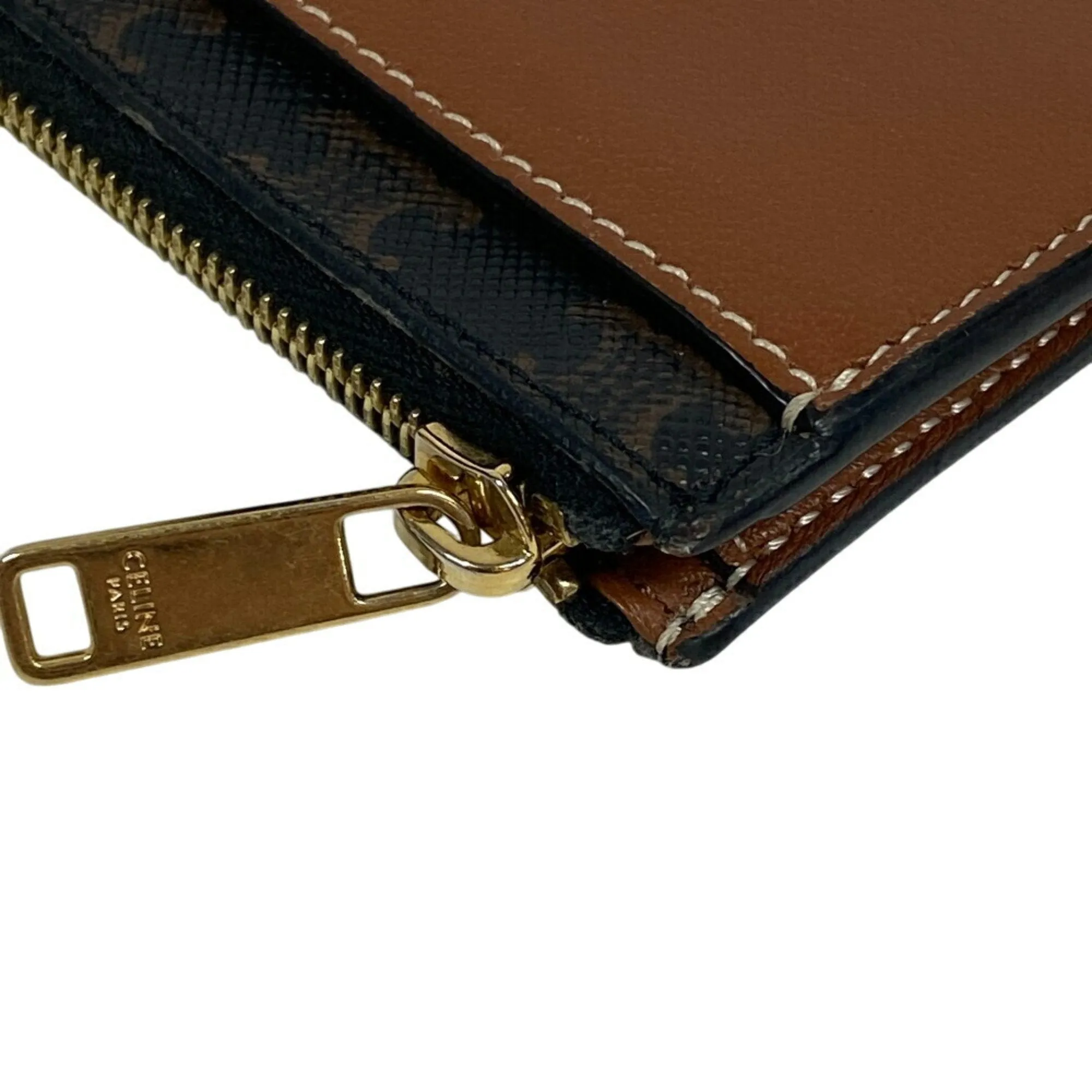 Celine Leather Coin Purse/Coin Case (Pre-Owned)