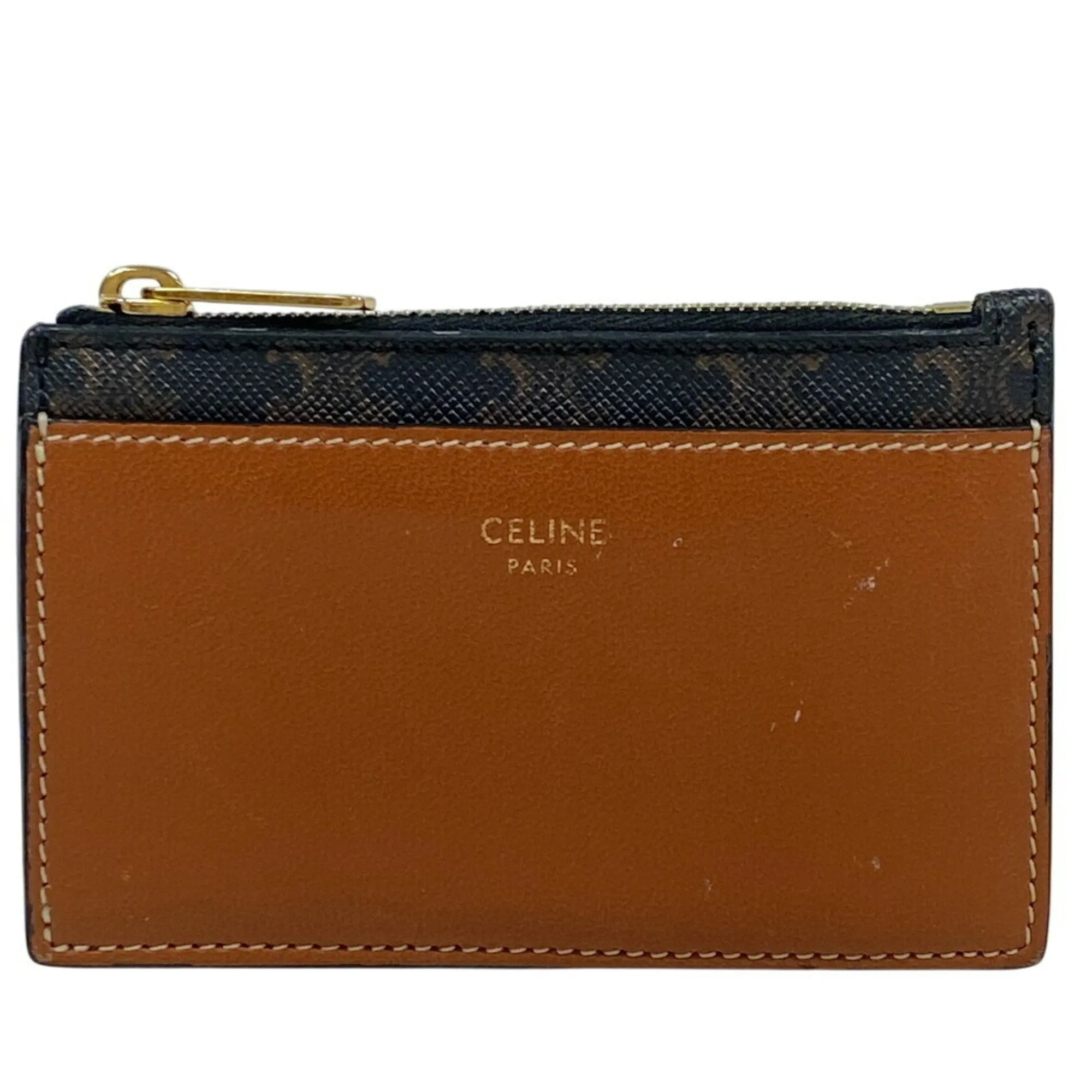 Celine Leather Coin Purse/Coin Case (Pre-Owned)