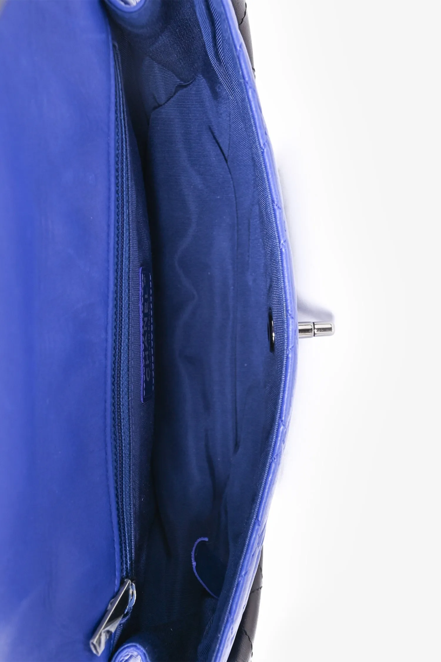 Chanel? 2014 Blue Leather Quilted 'Hula' Shoulder Bag