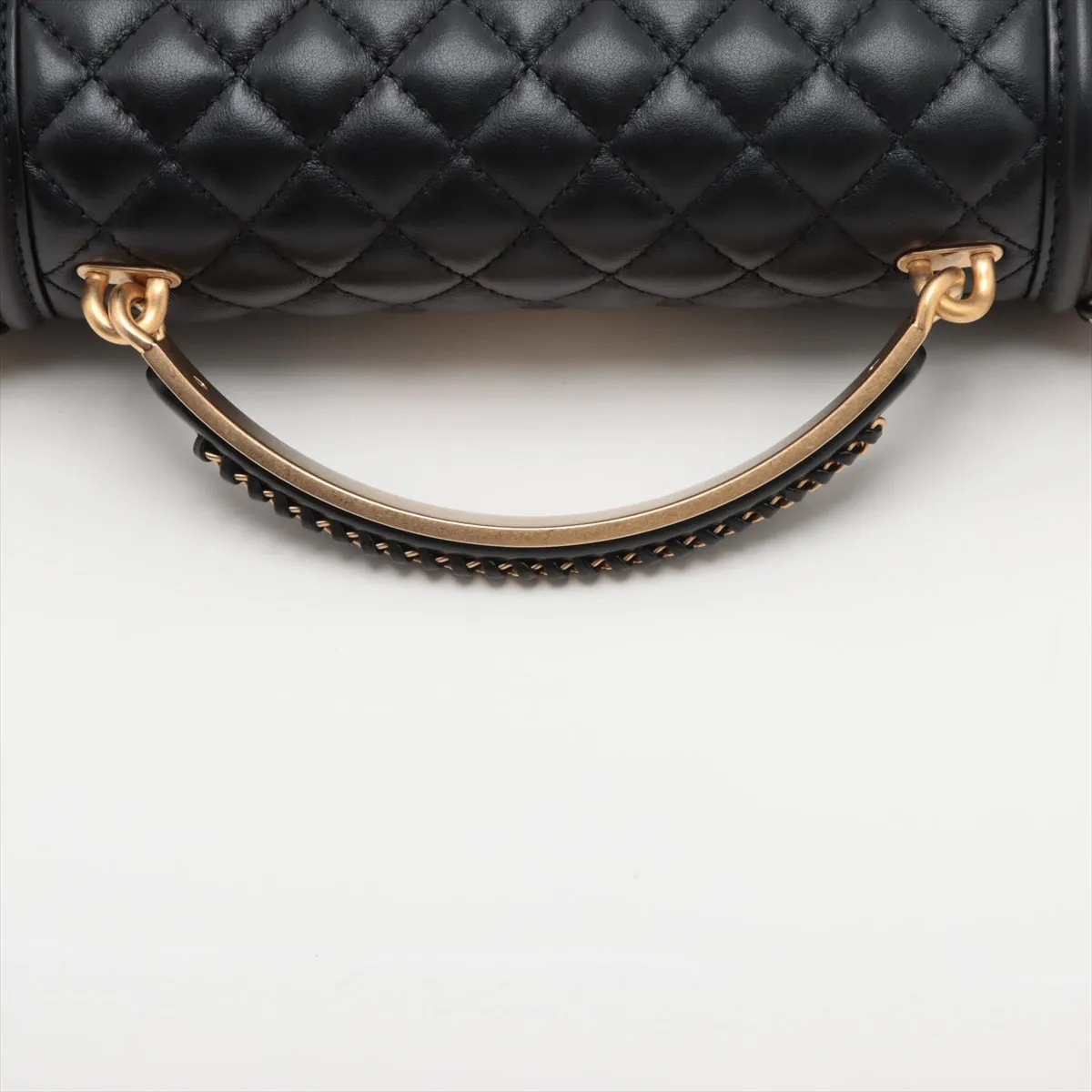 Chanel Boy Chanel  Chain Shoulder Bag Black G