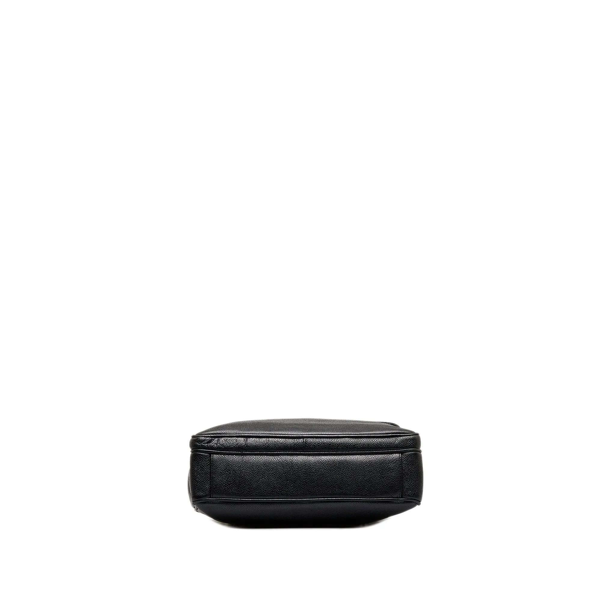 CHANEL CC Caviar Leather Shoulder Bag