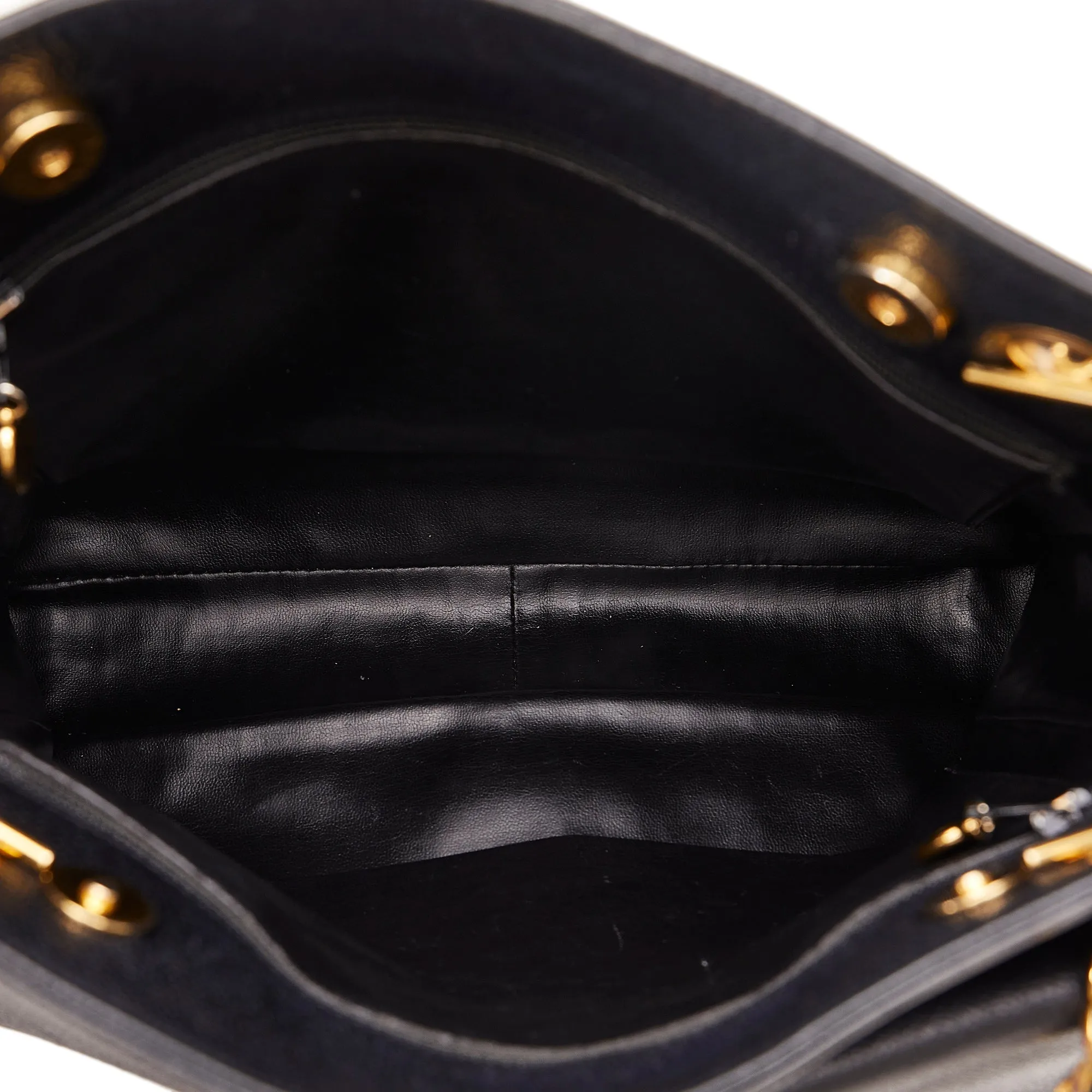 CHANEL CC Caviar Leather Shoulder Bag