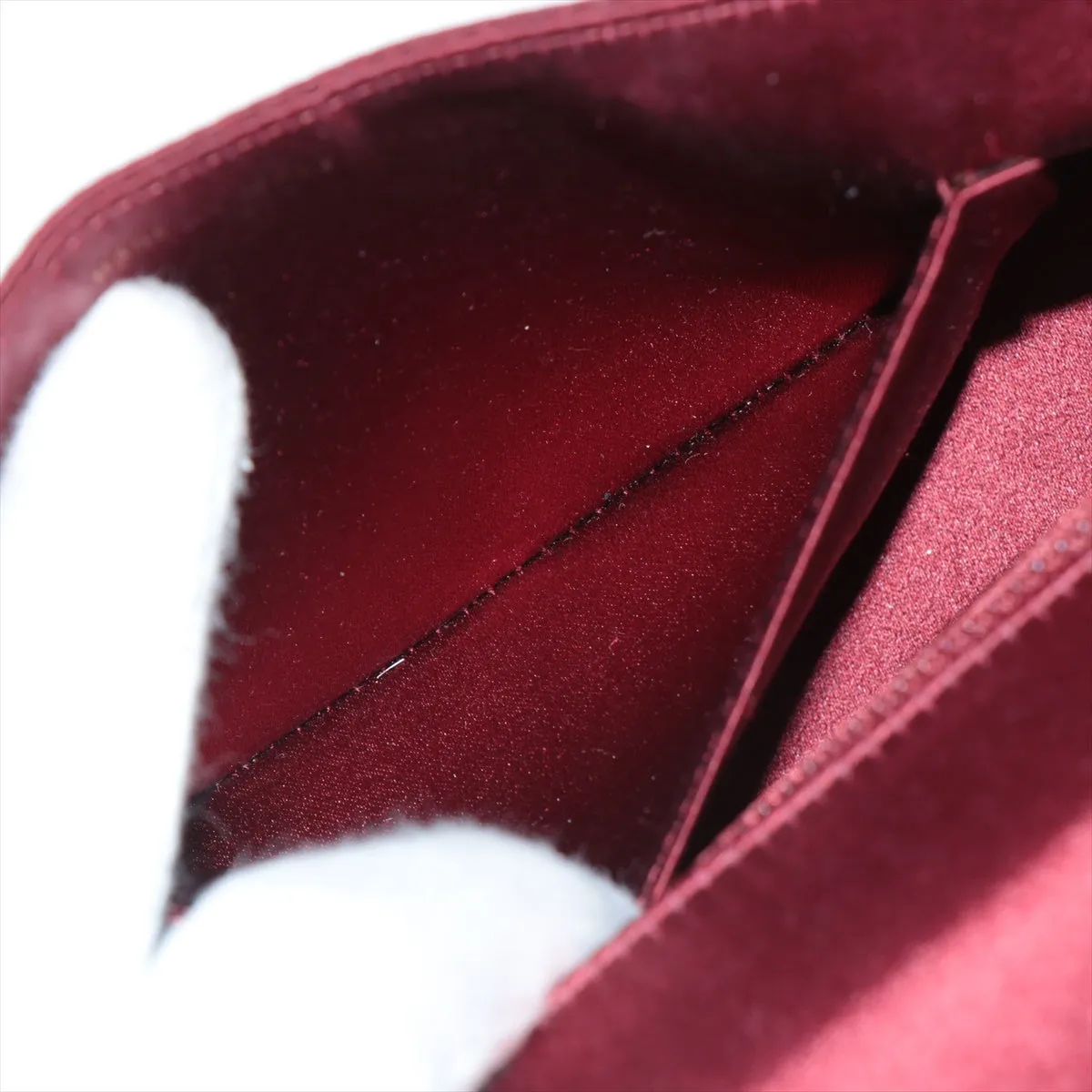 Chanel Coco Saten Shoulder Bag Bordeaux G  5th