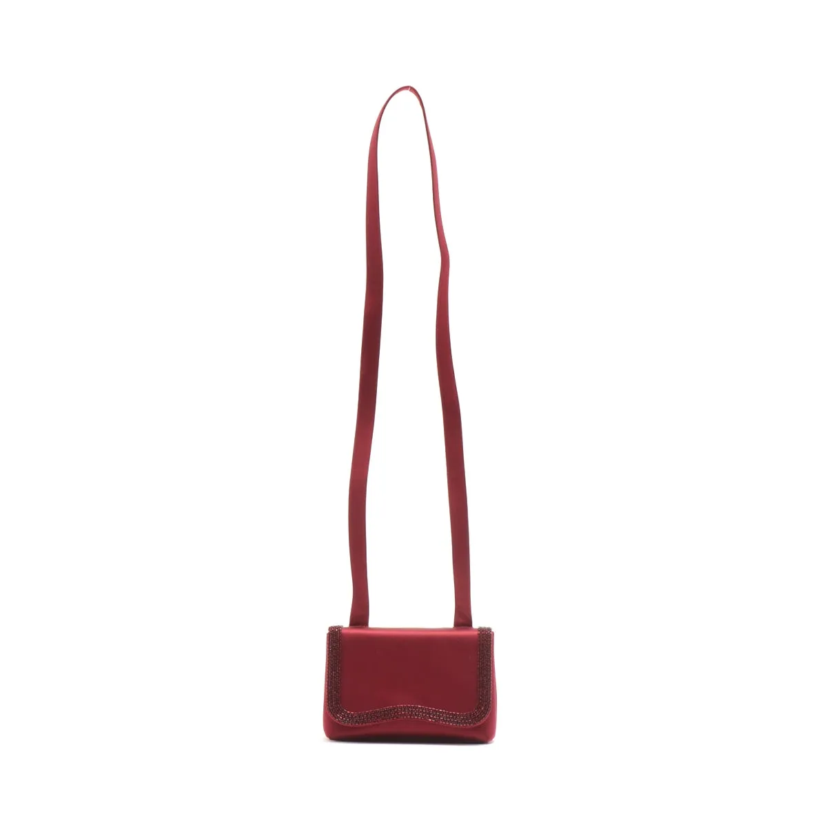 Chanel Coco Saten Shoulder Bag Bordeaux G  5th