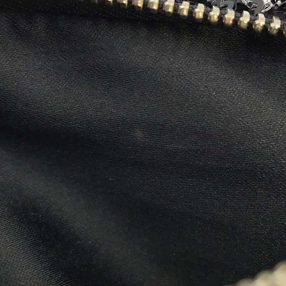 CHANEL Cruise Line Matelasse ChainShoulder Bag Black/Gold Sequins Leather