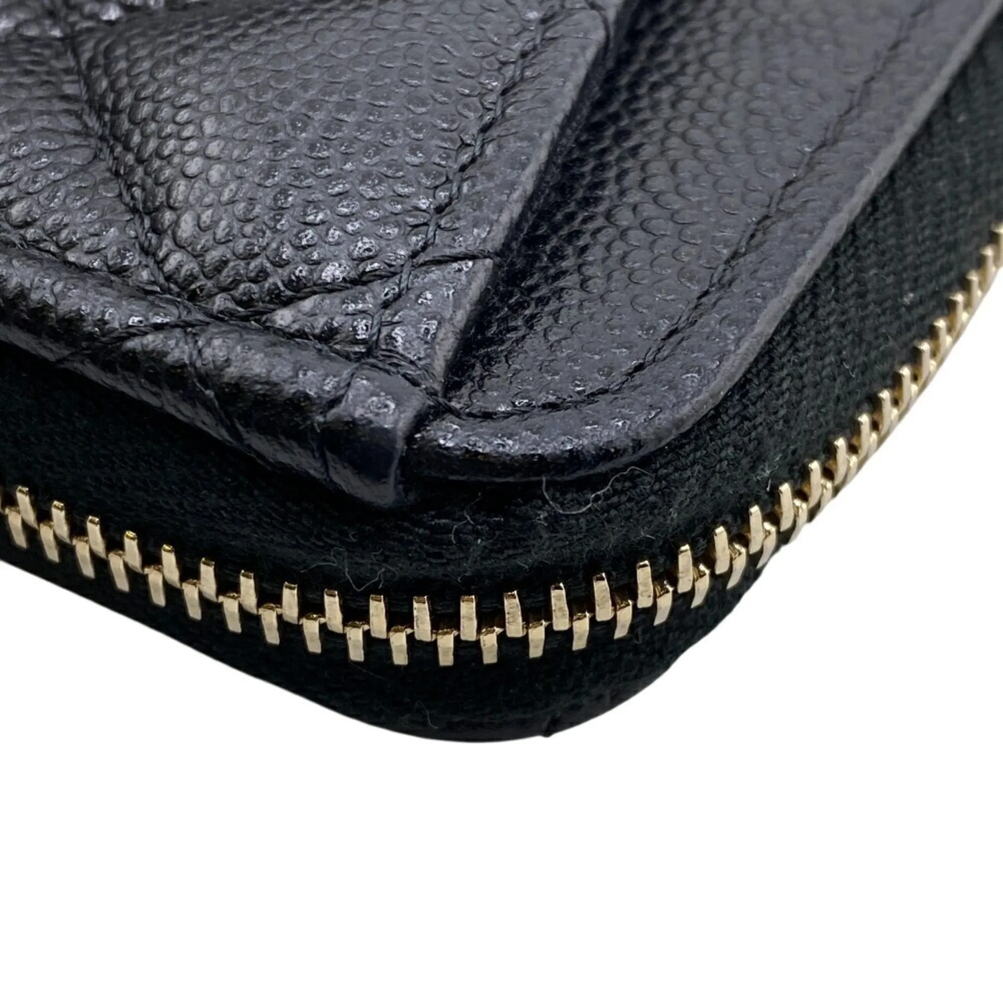 Chanel Grained Calfskin Coin Purse/Coin Case (Pre-Owned)