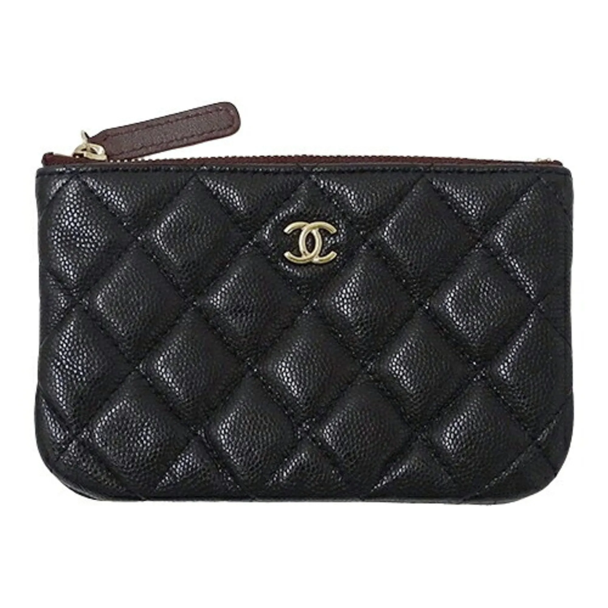Chanel Grained Calfskin Coin Purse/Coin Case (Pre-Owned)