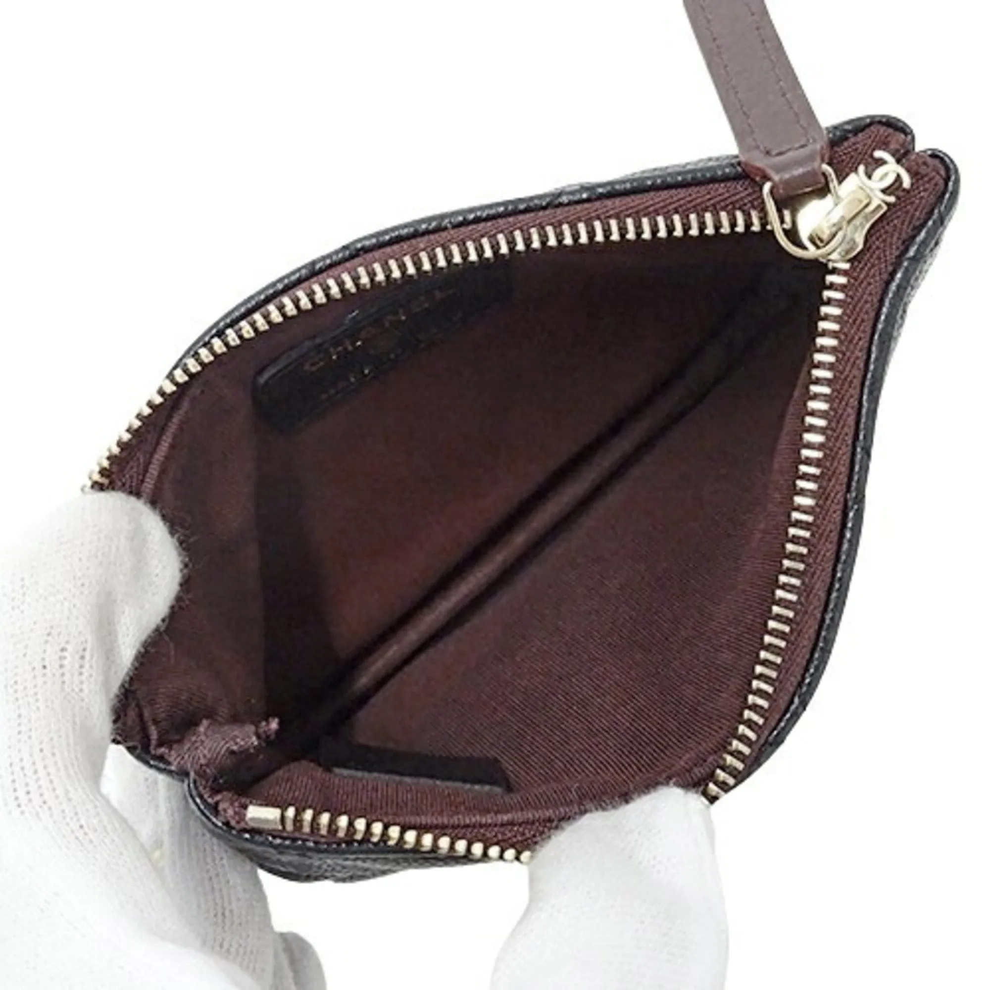 Chanel Grained Calfskin Coin Purse/Coin Case (Pre-Owned)