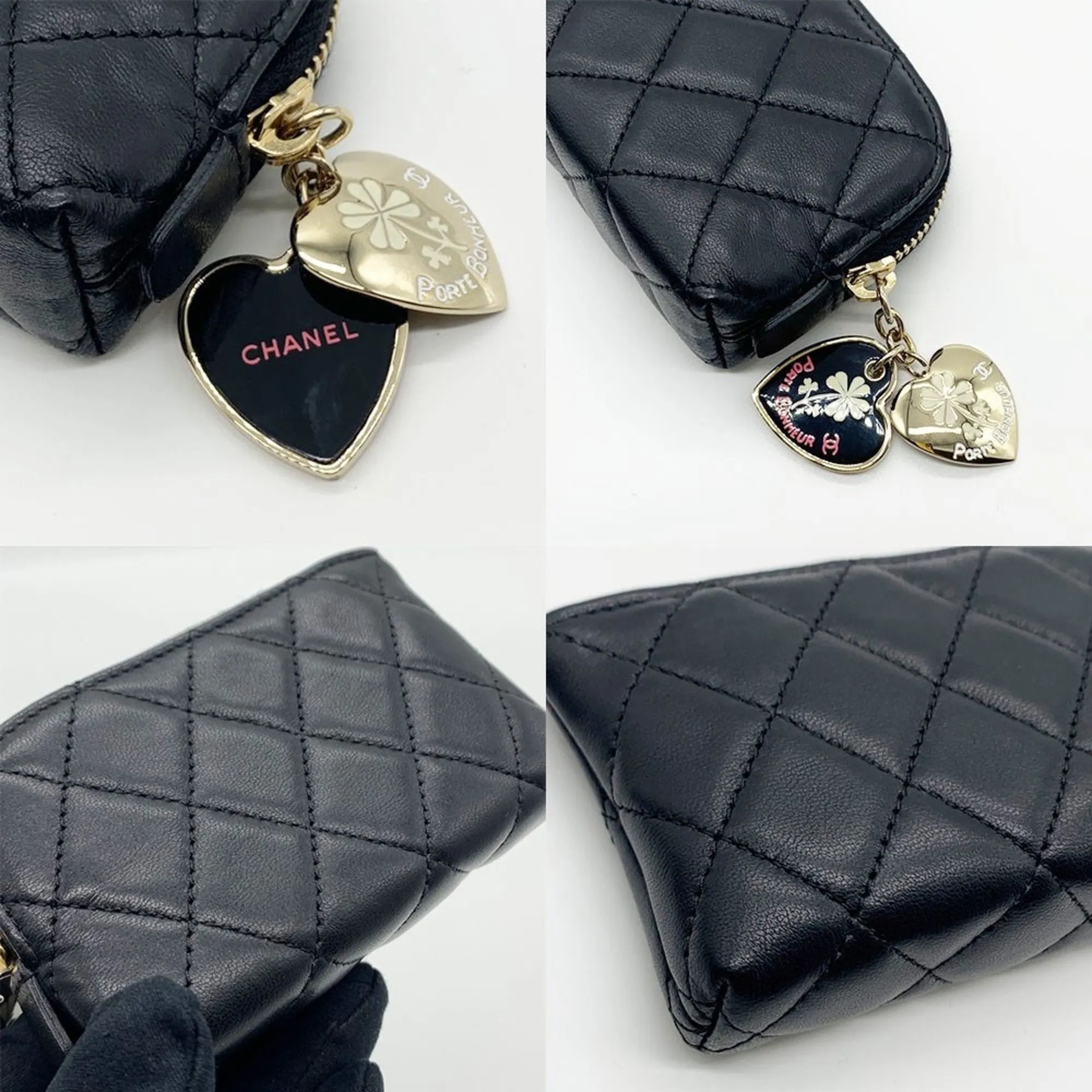 Chanel Leather Coin Purse/Coin Case (Pre-Owned)