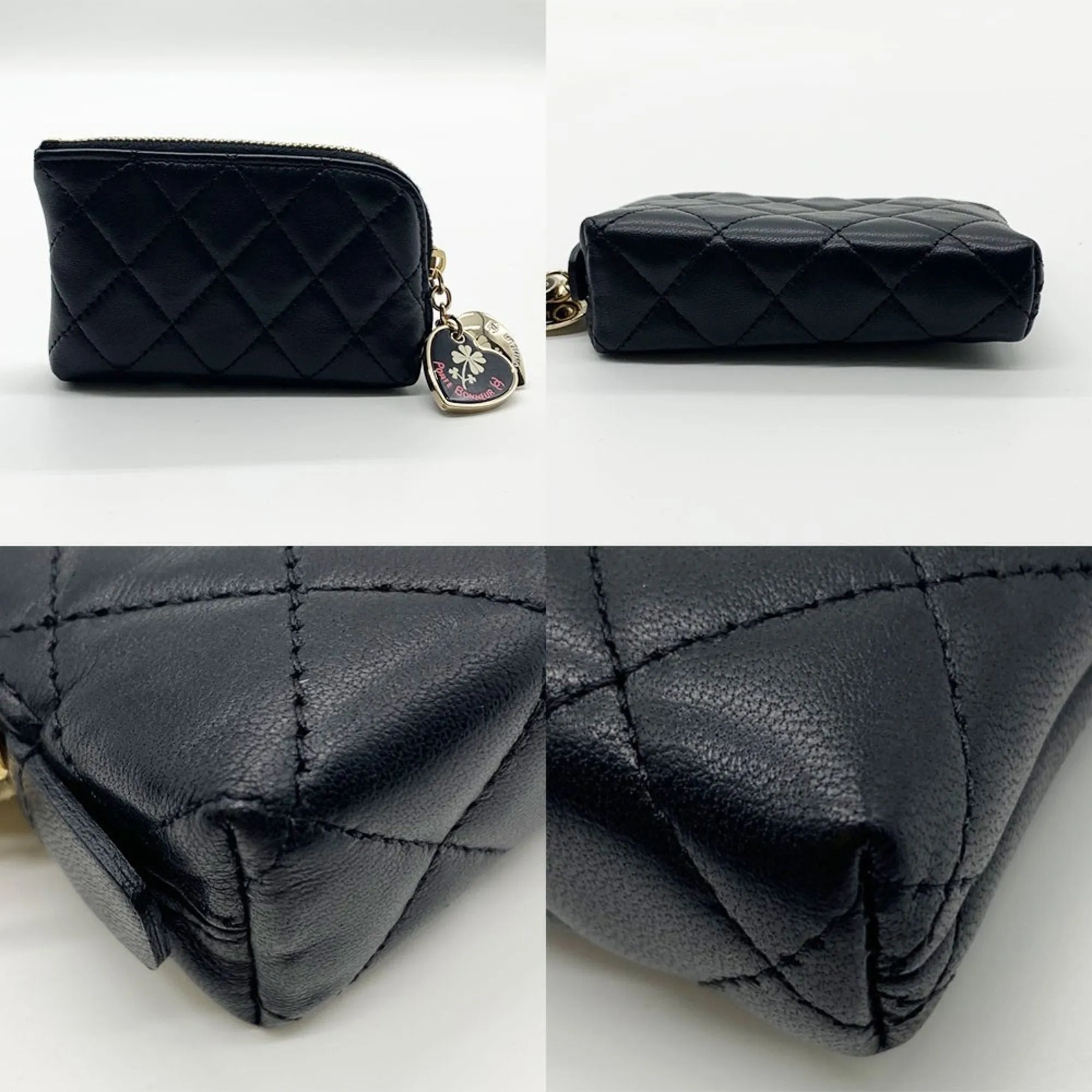 Chanel Leather Coin Purse/Coin Case (Pre-Owned)