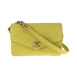 Chanel Leather Fanny Pack Shoulder Bag (Pre-Owned)