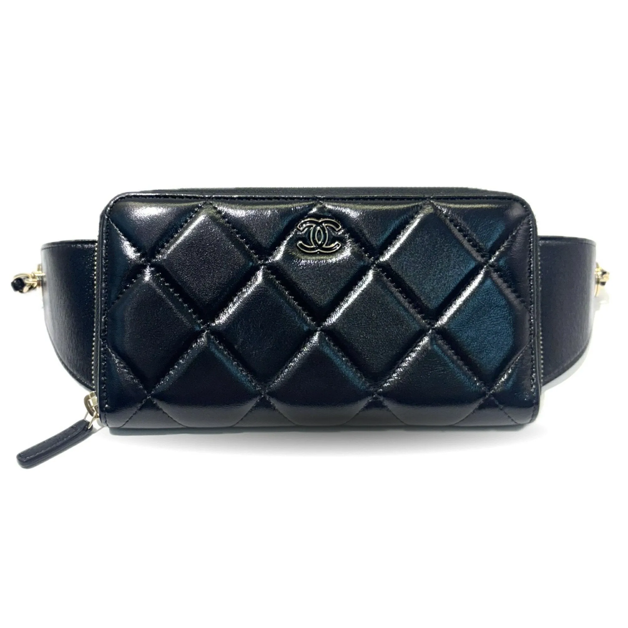 Chanel Leather Long Wallet (Bi-Fold) (Pre-Owned)
