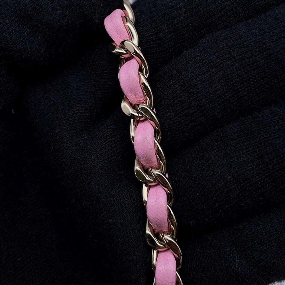 CHANEL Matelasse Small Hobo Shoulder Bag Pink AS3917 Lambskin