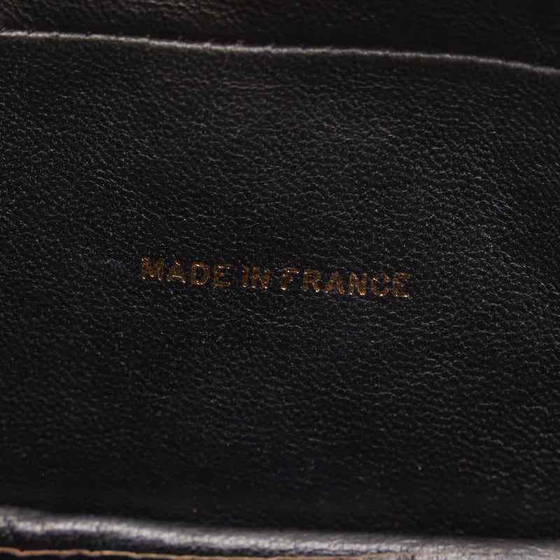 CHANEL Vintage Tassel Flap Shoulder Bag in Lambskin Black