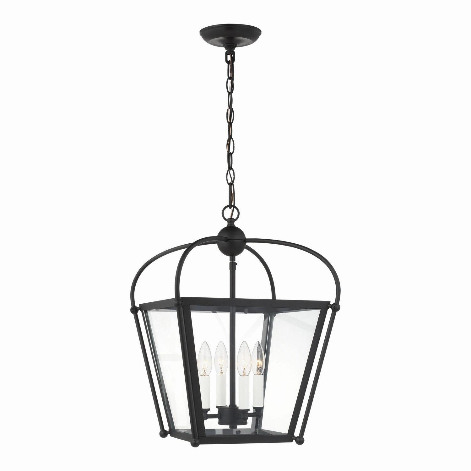 Charleston Four Light Foyer Midnight Black Ceiling Lights Lighting free shipping