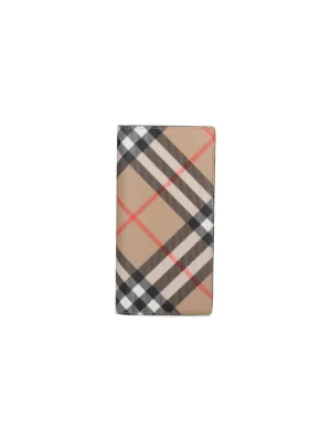 Check" Continental Wallet ?Beige