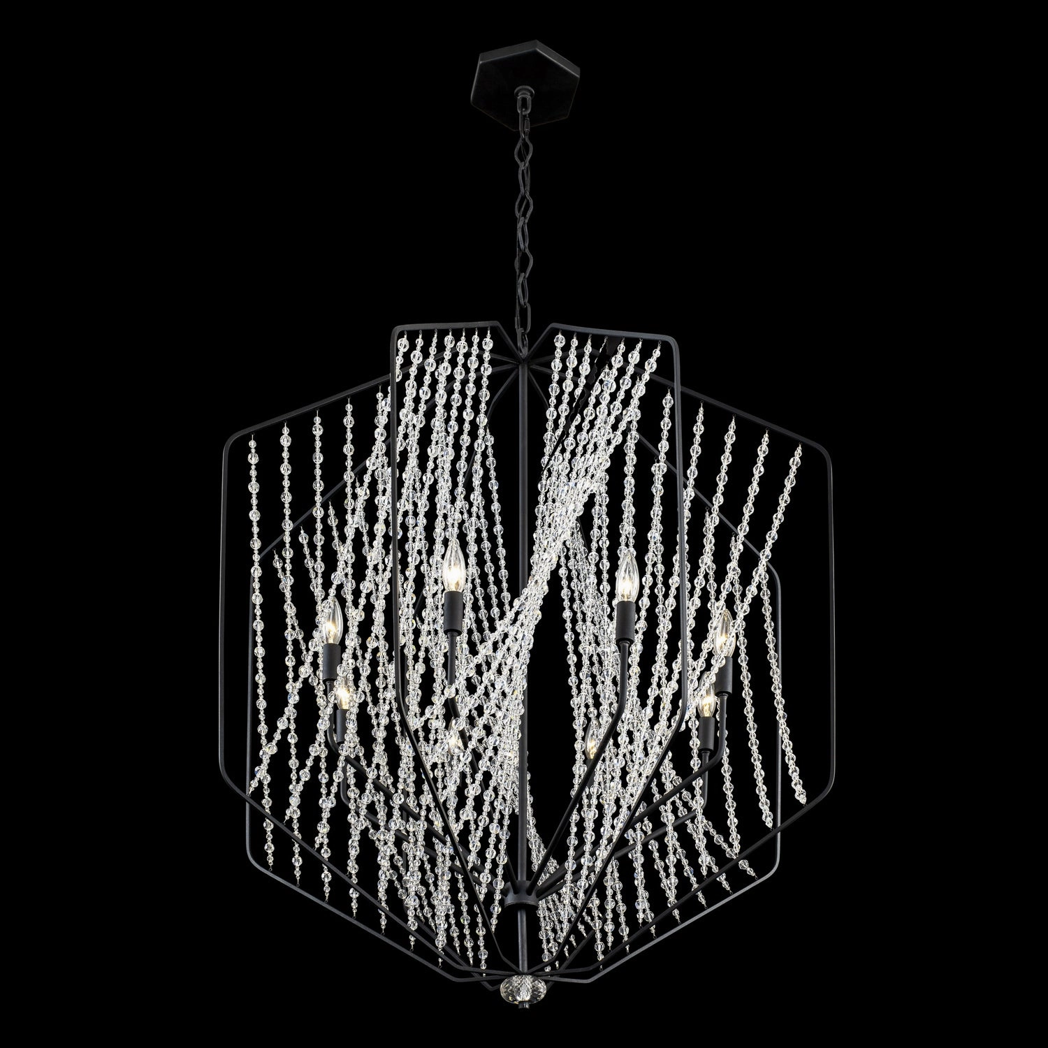 Chelsea Eight Light Pendant Carbon Energy-saving Ceiling Lights store