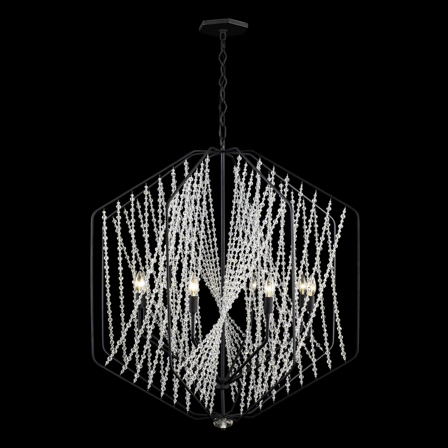 Chelsea Eight Light Pendant Carbon Energy-saving Ceiling Lights store
